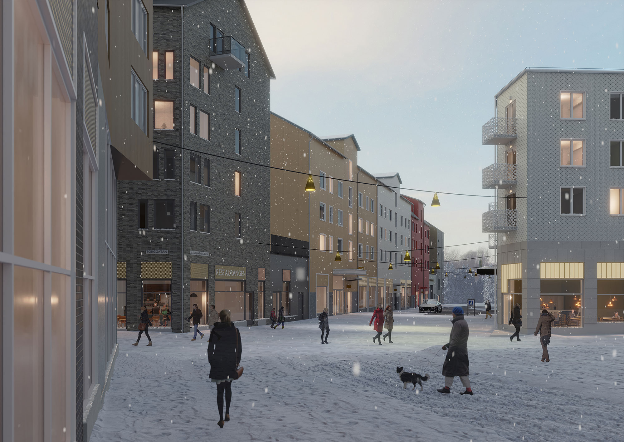 Nya Kiruna Centrum, Kvarter 7-9