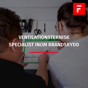 Vi söker en ventilationsteknisk specialist inom brandskydd